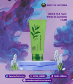 Green Tea Face Wash Cleansing Foam - Image 2